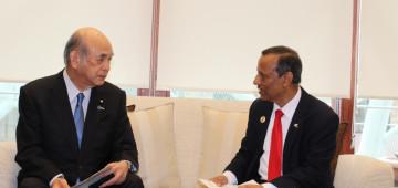 State Minister for Foreign Affairs of Japan Tsuge Yoshifumi paid a courtesy call on Ambassador Shahabuddin Ahmed